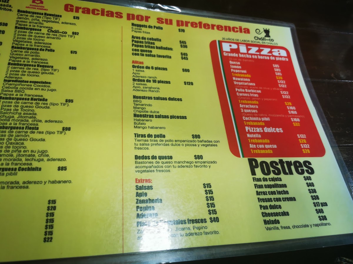 Cháli-co Menu - Image 4