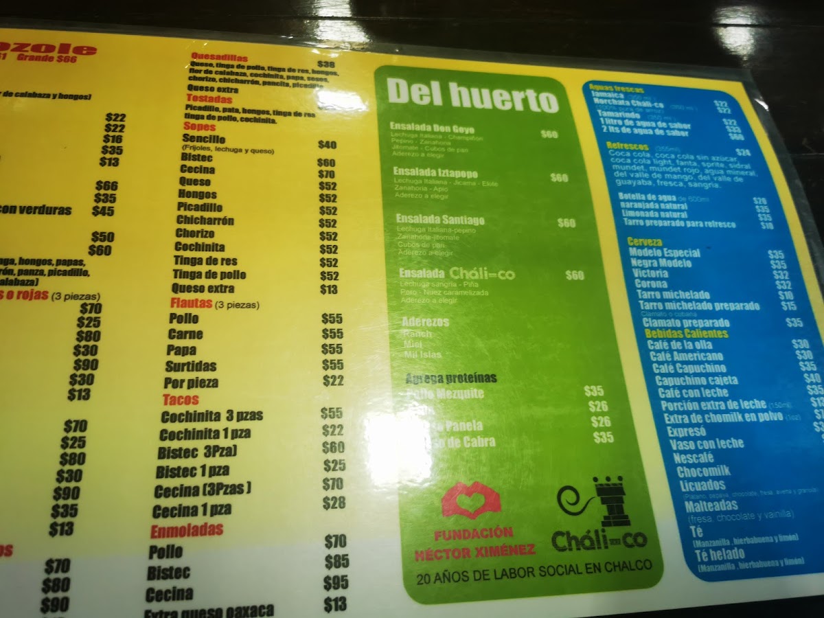 Cháli-co Menu - Image 5