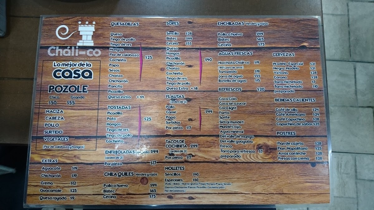 Cháli-co Menu - Image 6